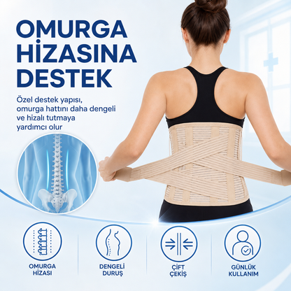 Fizyobel™ Premium Bel ve Omurga Destek Korsesi
